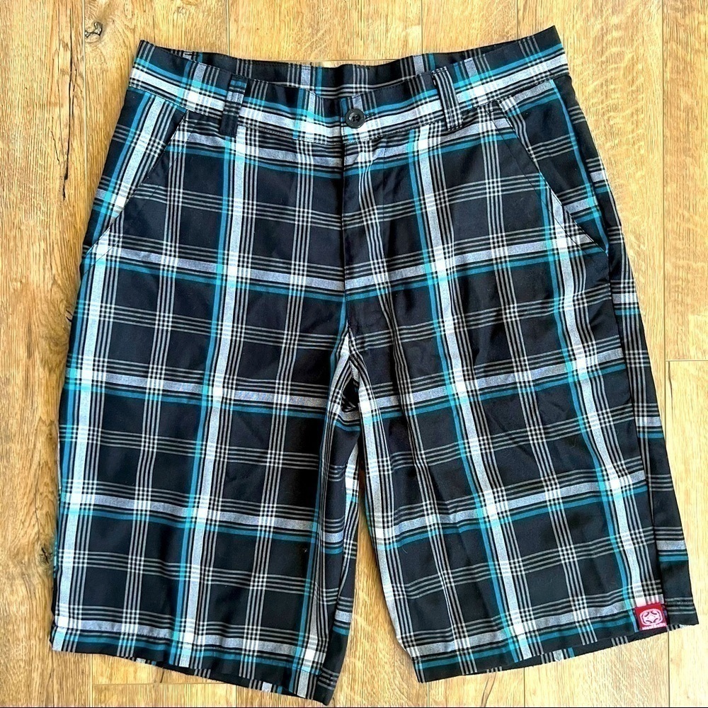 MauiBuilt Plaid Board Shorts